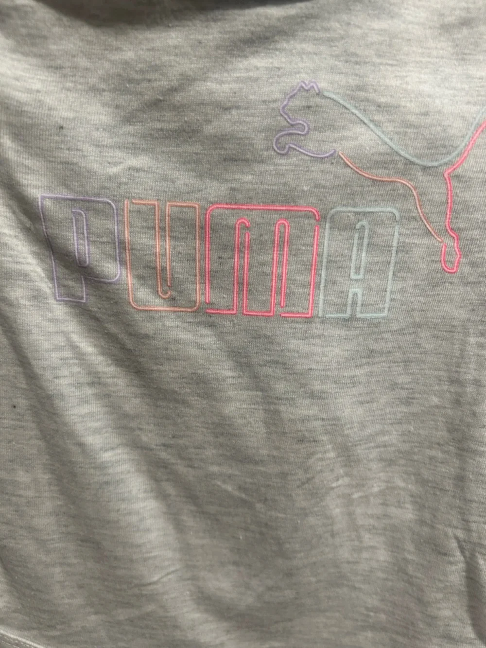 Puma Baby Gray and Lavender Logo Bodysuit Set - Picture 3 of 7